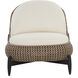 Carilo Stinson Cream Outdoor Lounge Chair